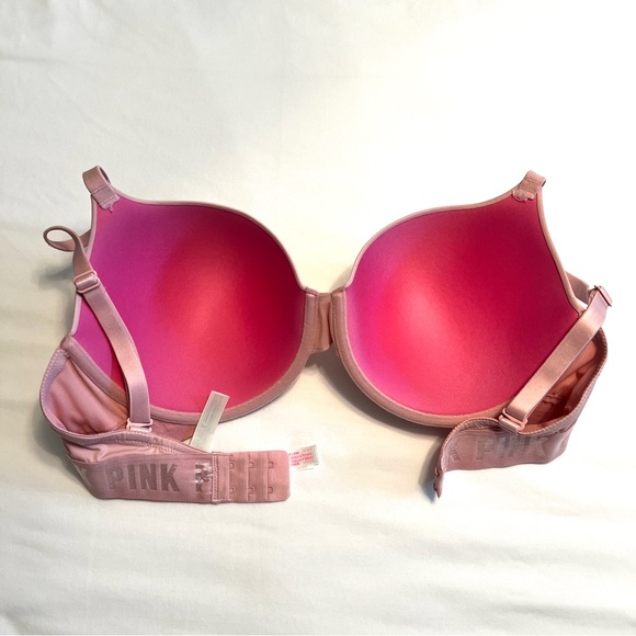 PINK Victoria’s Secret Wear Everywhere Bra Light Pink Rose Size 36E (DD) - Picture 3 of 8